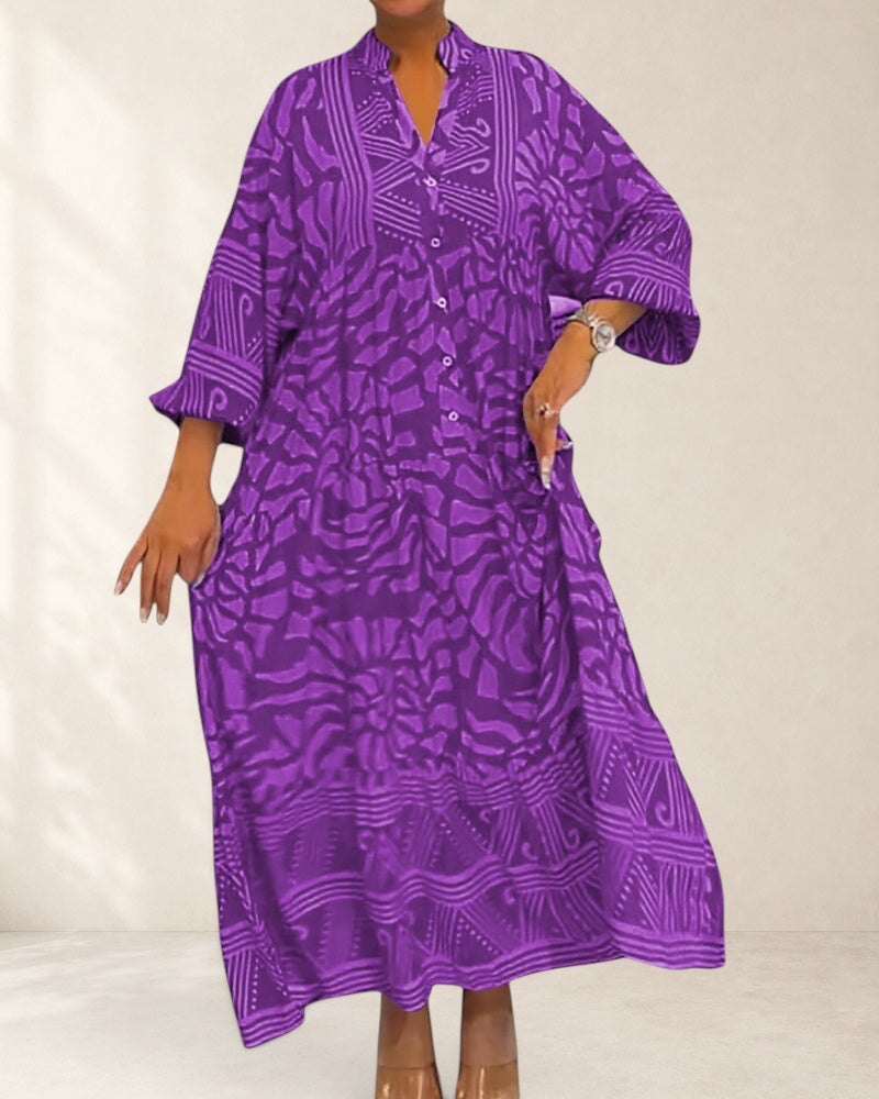 GEORGIA | MAXI PRINT DRESS FOR WOMEN
