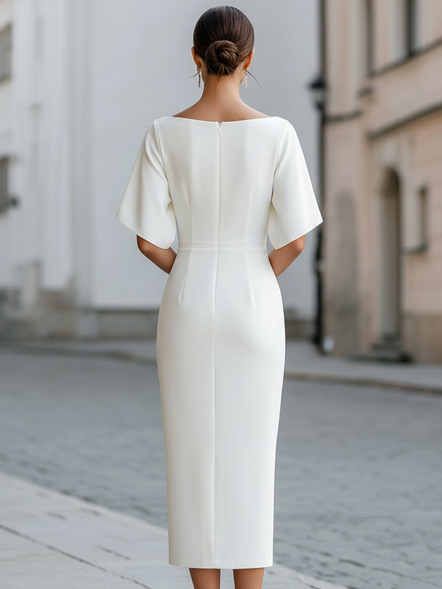 MADELEINE | ROMANTIC MIDI DRESS FOR WOMEN