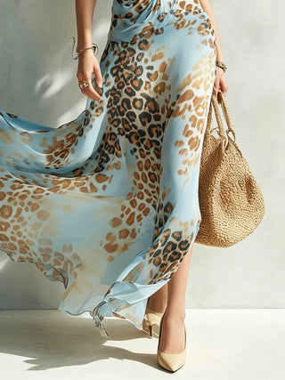 DESIRE | LEOPARD PRINT MAXI DRESS FOR WOMEN