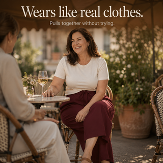 CALMARA | CROPPED WIDE-LEG DRAWSTRING PANTS FOR WOMEN