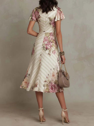 THEA | PLEATED MIDI DRESS FOR WOMEN