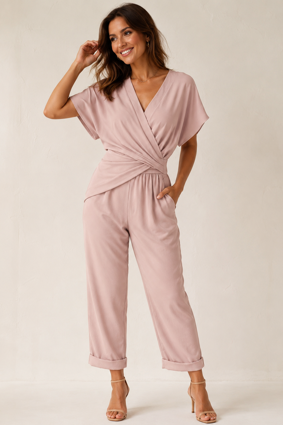 CHRISTINA | WRAP JUMPSUIT FOR WOMEN
