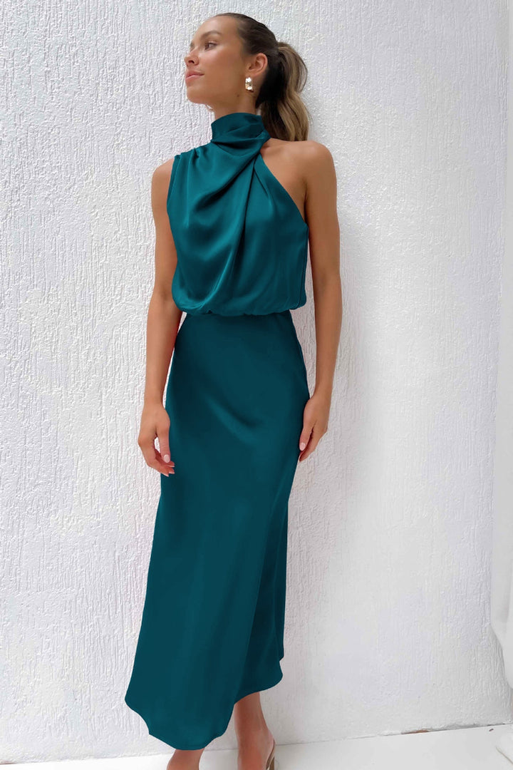 DAPHNE | DRAPED DRESS FOR WOMEN