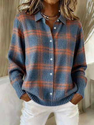 RAGNHILD | PLAID CARDIGAN FOR WOMEN