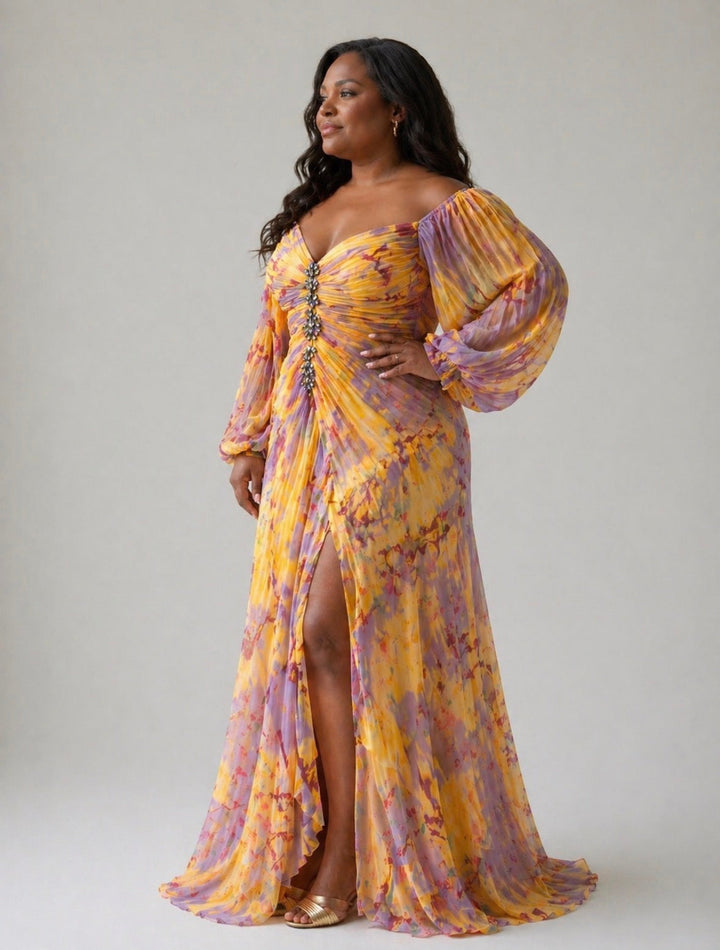 JANNEKE | V-NECK DRESS FOR WOMEN