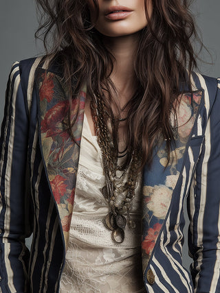 EDEN | BOHEMIAN STRIPED BLAZER FOR WOMEN