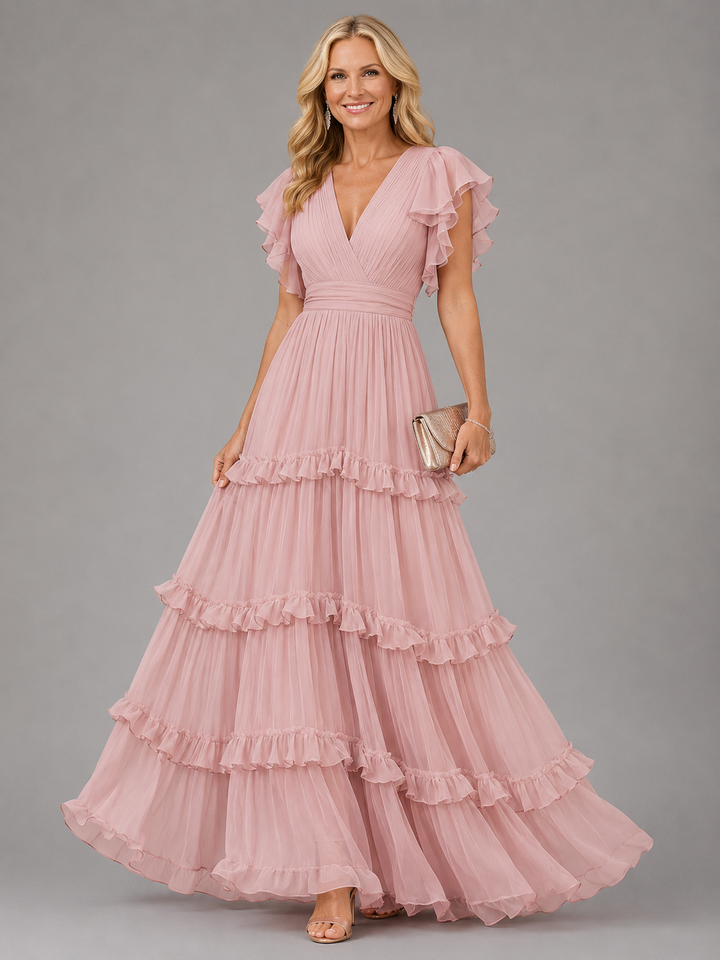 ZOE | LIGHT PINK MAXI DRESS FOR WOMEN