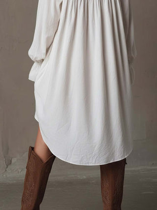 LUCIA | LACE DETAIL SHIRT DRESS FOR WOMEN