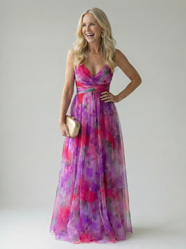 KLARA | SOFT WRAP MAXI DRESS FOR WOMEN