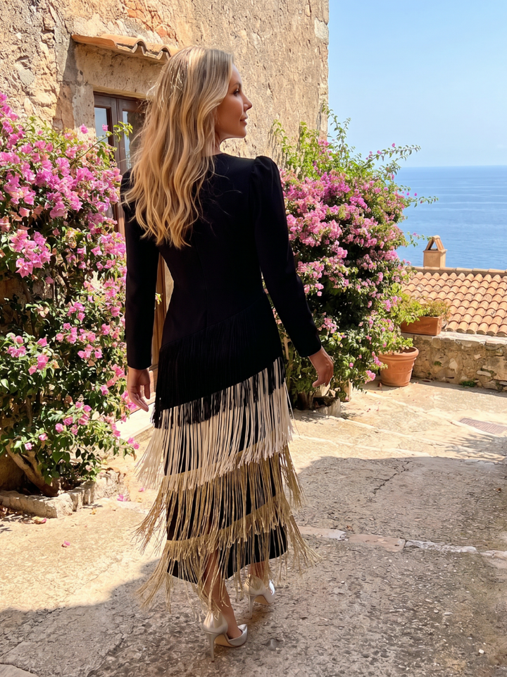 SAMARA | LONG SLEEVE MIDI DRESS FOR WOMEN