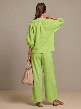 NATALIA | BLOUSON WIDE LEG SET FOR WOMEN
