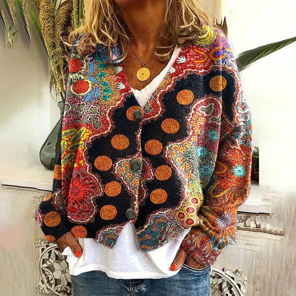 ZOE | COLORFUL KNITTED SWEATER FOR WOMEN