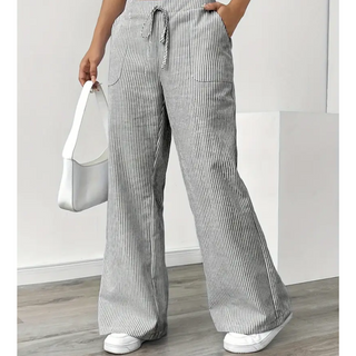 THEODORA | STRIPED POCKETS PANT FOR WOMEN