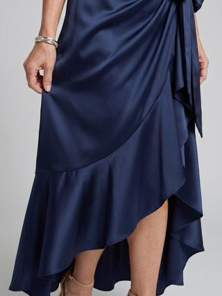 HONORA | HALTER NECK MIDI DRESS FOR WOMEN