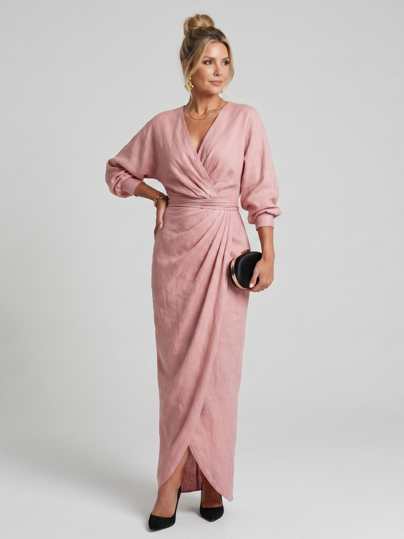 FABLE | LONG SLEEVE MIDI DRESS FOR WOMEN