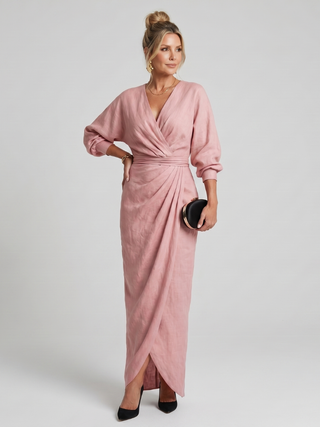 FABLE | LONG SLEEVE MIDI DRESS FOR WOMEN