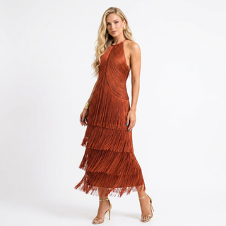 NADINE | LONG SLEEVE MIDI DRESS FOR WOMEN