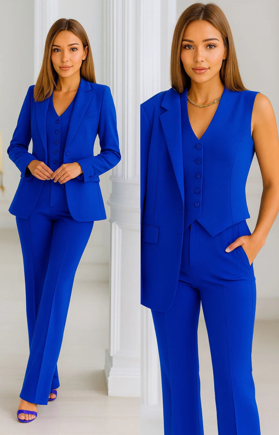 CHERRY | ELEGANTE 3-PIECE SUIT FOR WOMEN