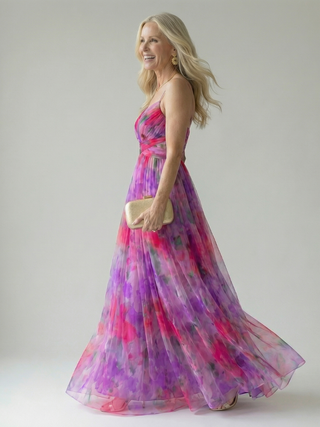 KLARA | SOFT WRAP MAXI DRESS FOR WOMEN