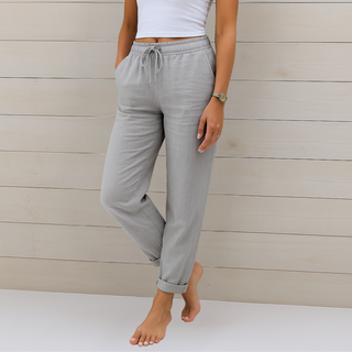 LEONIE | ELASTIC WAIST PANTS FOR WOMEN