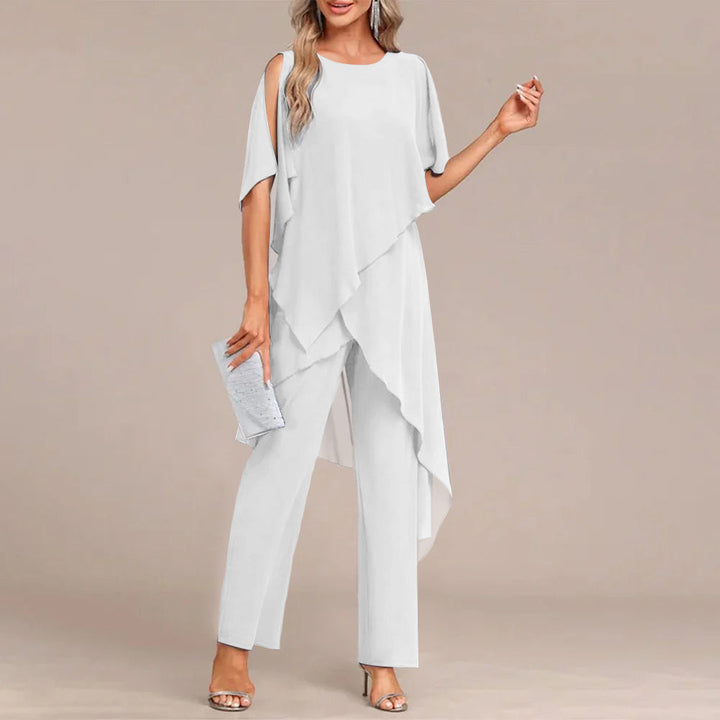 SKYE | ROUND NECK TWO-PIECE SET FOR WOMEN