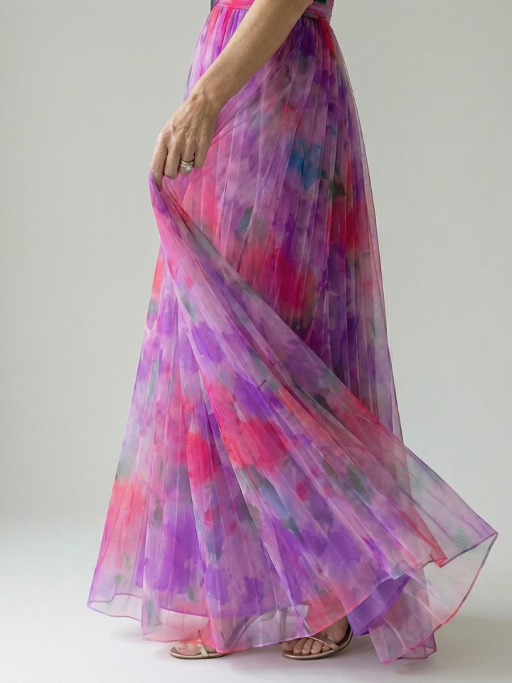 KLARA | SOFT WRAP MAXI DRESS FOR WOMEN