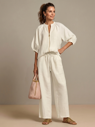 NATALIA | BLOUSON WIDE LEG SET FOR WOMEN