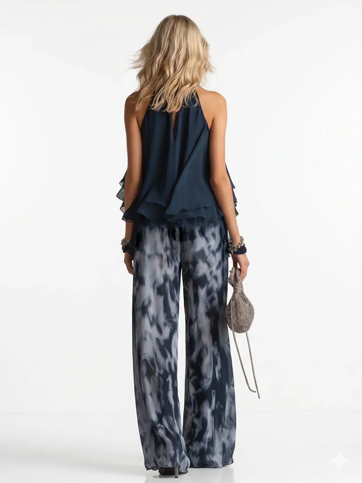 LEONOR | TWO-PIECE CHIFFON SET FOR WOMEN