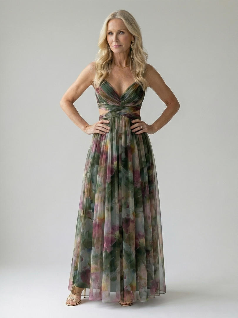 KLARA | SOFT WRAP MAXI DRESS FOR WOMEN