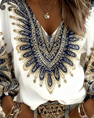 ELARA | PAISLEY PRINT BLOUSE FOR WOMEN