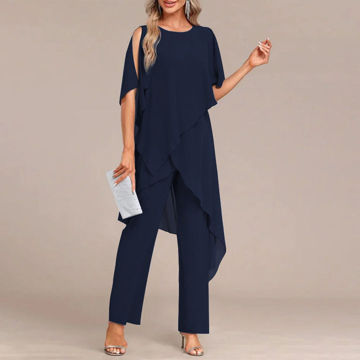 SKYE | ROUND NECK TWO-PIECE SET FOR WOMEN