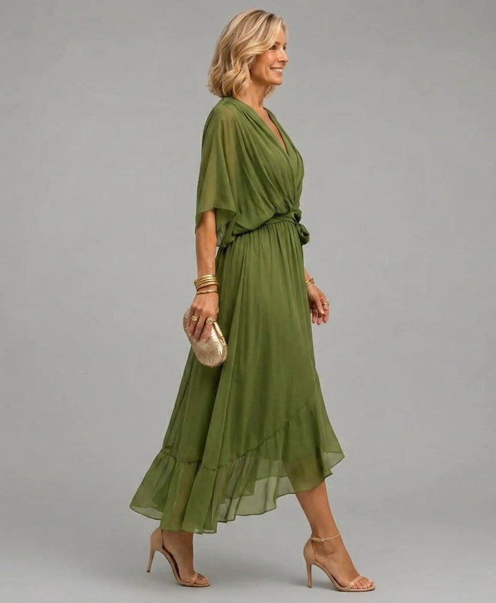 MONICA | V-NECK DRESS FOR WOMEN