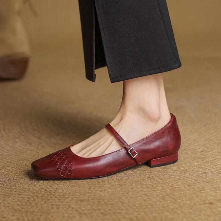 VERITY | SQUARE-TOE MARY JANE FLAT FOR WOMEN