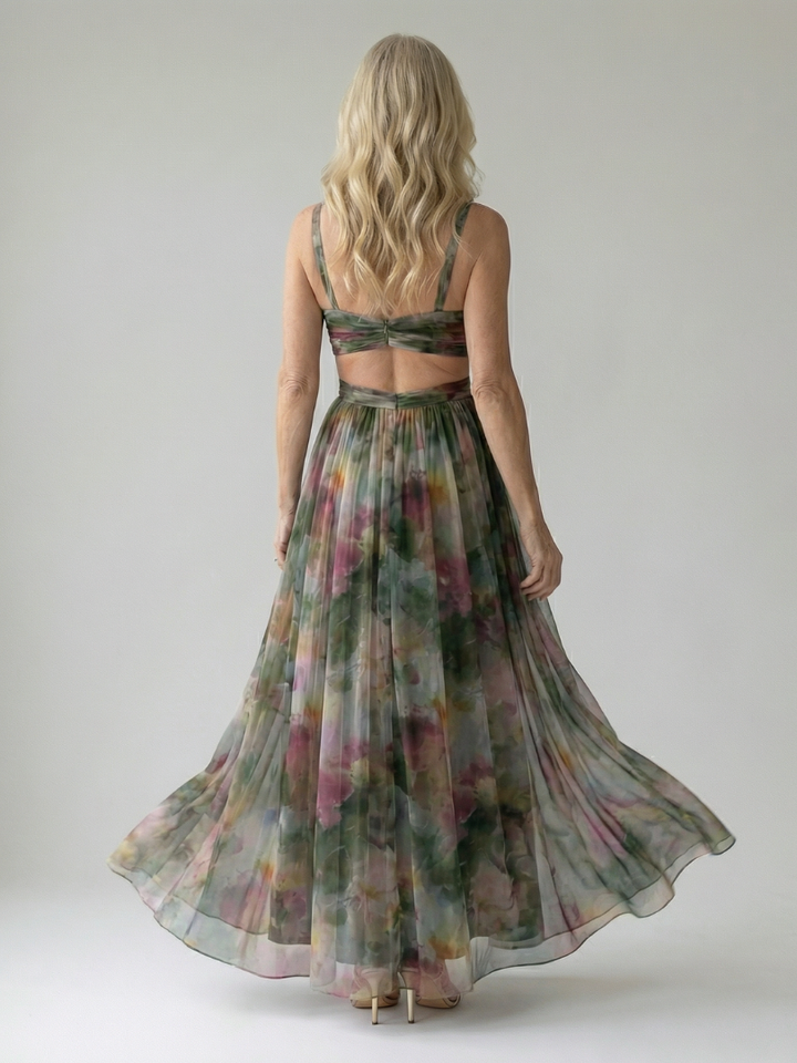 KLARA | SOFT WRAP MAXI DRESS FOR WOMEN