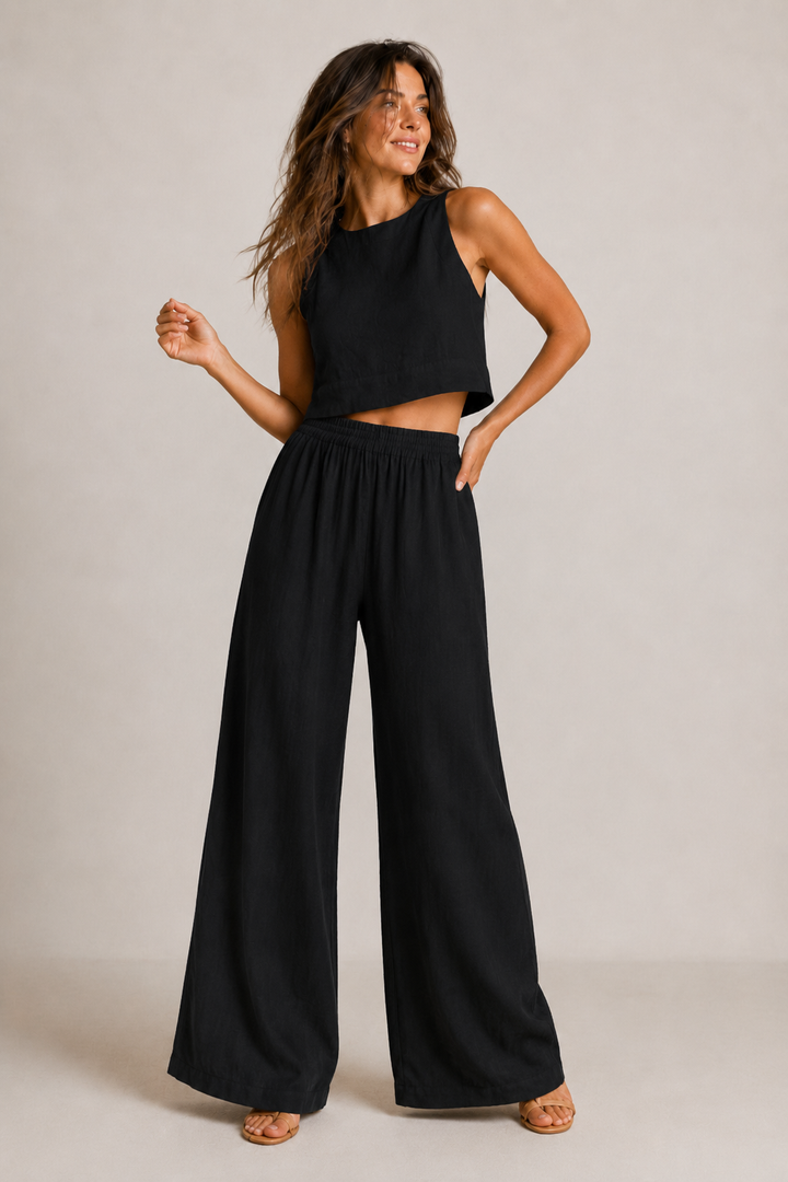 MAYA | COTTON TWO-PIECE JUMPSUIT FOR WOMEN