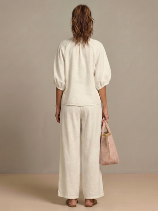 NATALIA | BLOUSON WIDE LEG SET FOR WOMEN