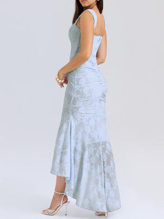 LINNEA | LACE FISHTAIL MIDI DRESS FOR WOMEN