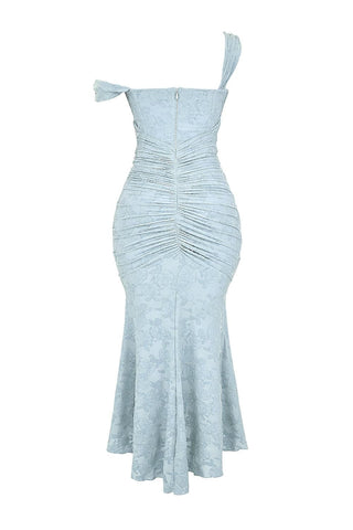 LINNEA | LACE FISHTAIL MIDI DRESS FOR WOMEN