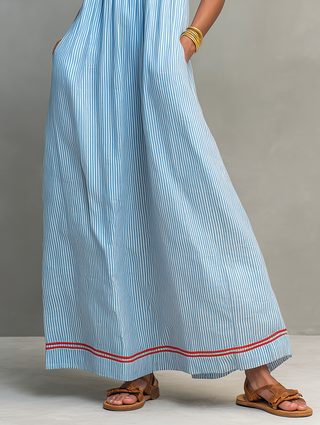 INMACULADA | STRIPED MAXI DRESS FOR WOMEN