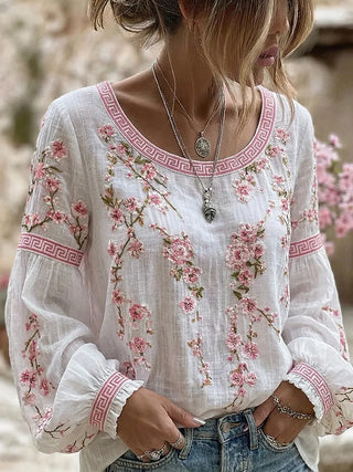 VIRGINIE | FLORAL BLOUSE FOR WOMEN
