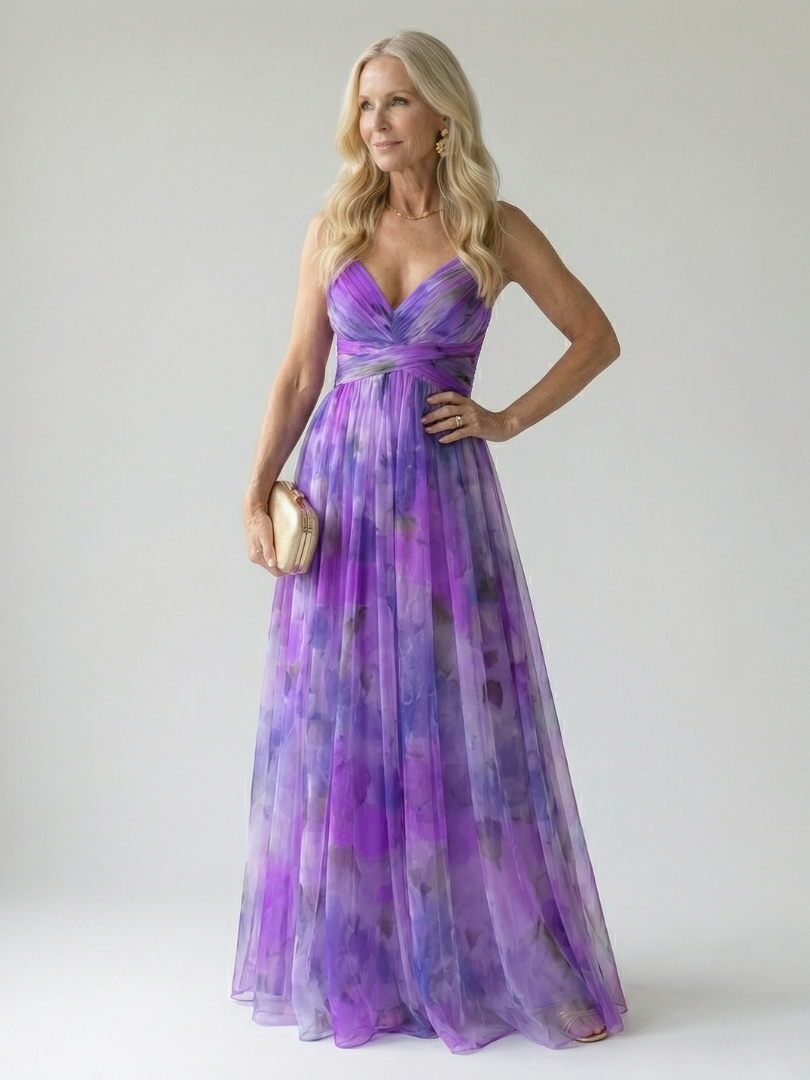 KLARA | SOFT WRAP MAXI DRESS FOR WOMEN