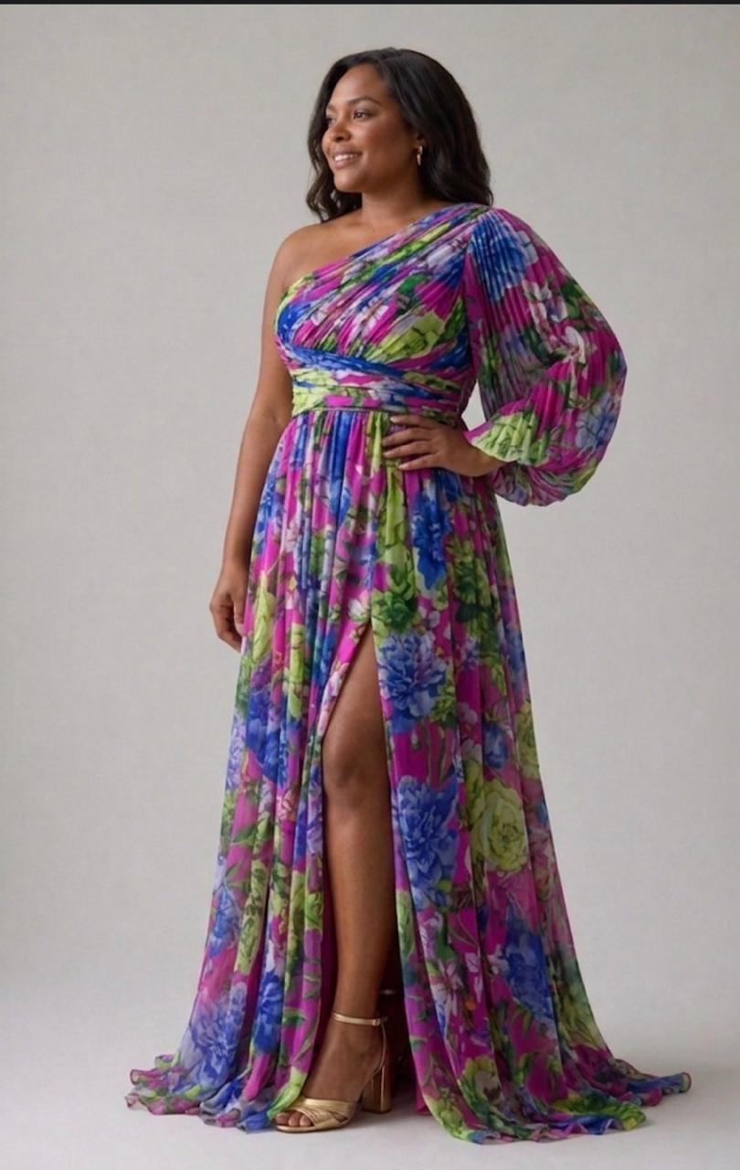 JANNEKE | BLOSSOM DRAMA DRESS FOR WOMEN