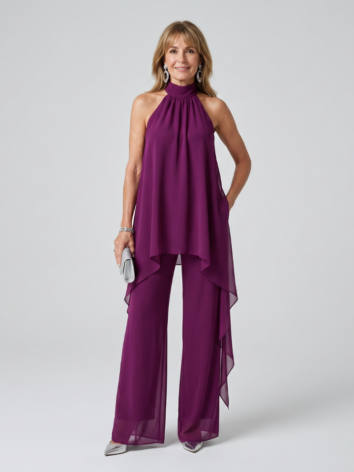 BEARIM | HALTER NECK ASYMMETRIC TUNIC FOR WOMEN