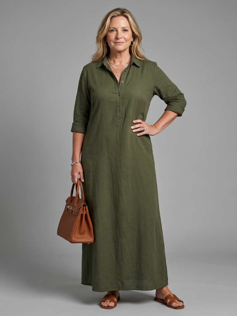 VERONICA | LONG SLEEVE MAXI DRESS FOR WOMEN