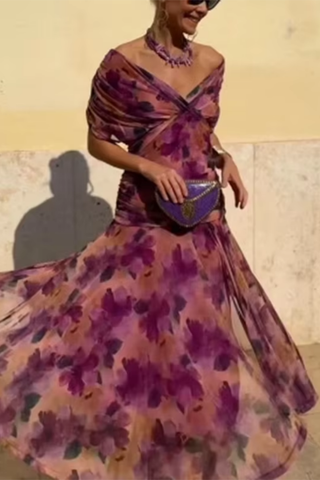 MALIN | LONG FLORAL DRESS FOR WOMEN