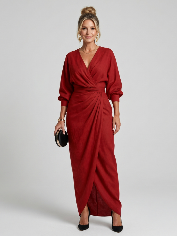 FABLE | LONG SLEEVE MIDI DRESS FOR WOMEN
