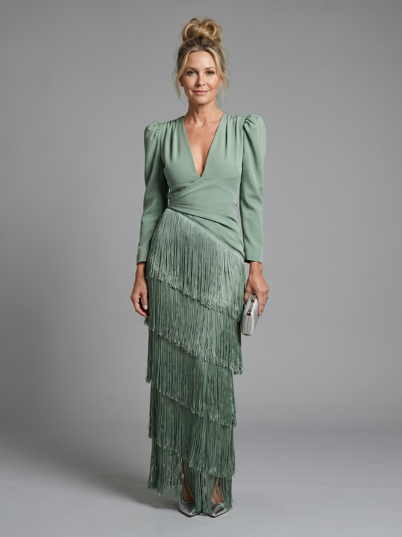 SAMARA | LONG SLEEVE MIDI DRESS FOR WOMEN