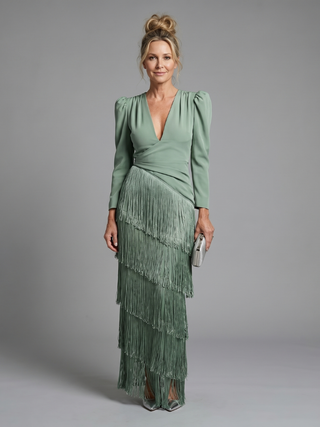 SAMARA | LONG SLEEVE MIDI DRESS FOR WOMEN