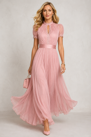 ROSALIE | LACE DETAIL MAXI DRESS FOR WOMEN