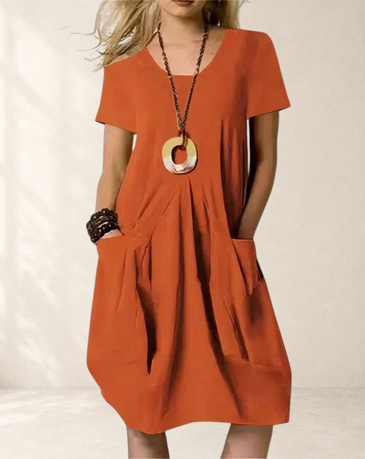 OPHELIA | FLOW MIDI DRESS FOR WOMEN